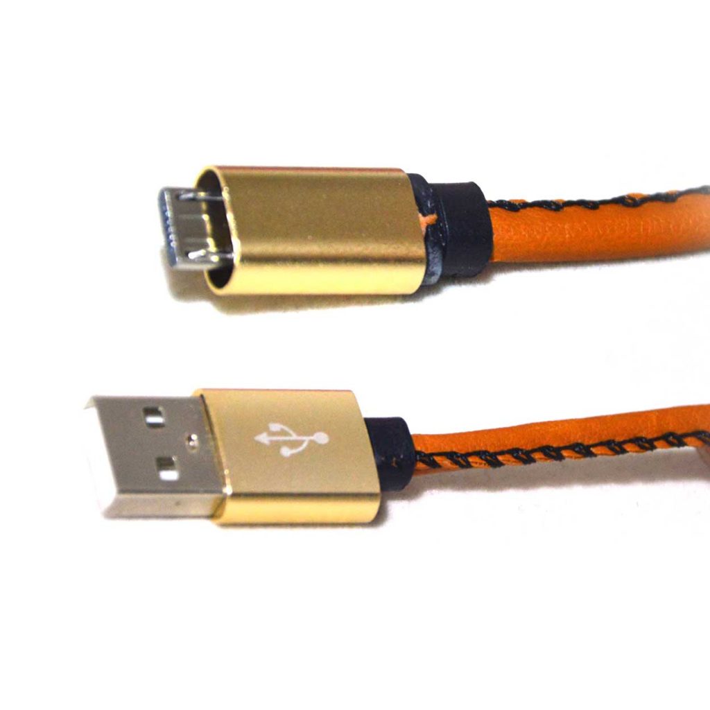کابل شارژ USB2.1A ونوس طرح چرم مدلPV-K981